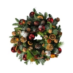 flower wreath for delivery in Christmas