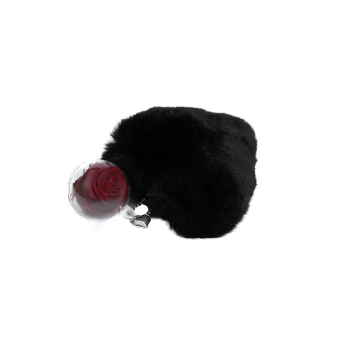 Eternity Rose Red Keychain